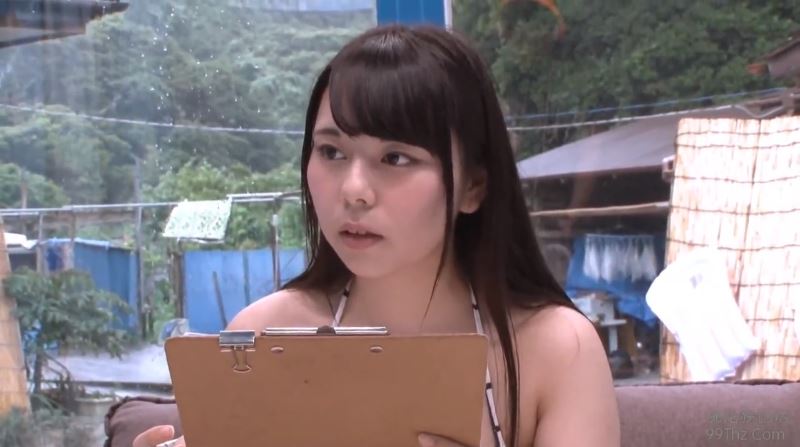 〚マジックミラー号〛　「え？ちょっと、まって」ビキニ素人にいきなり生挿入　激ピスにイキまくりお掃除フェラ