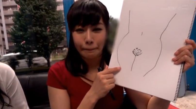 〚マジックミラー号〛　剛毛は主婦が自分のアンダーヘアを図解　初めての剃毛体験で味わう自分のツルマンに興奮と大絶頂