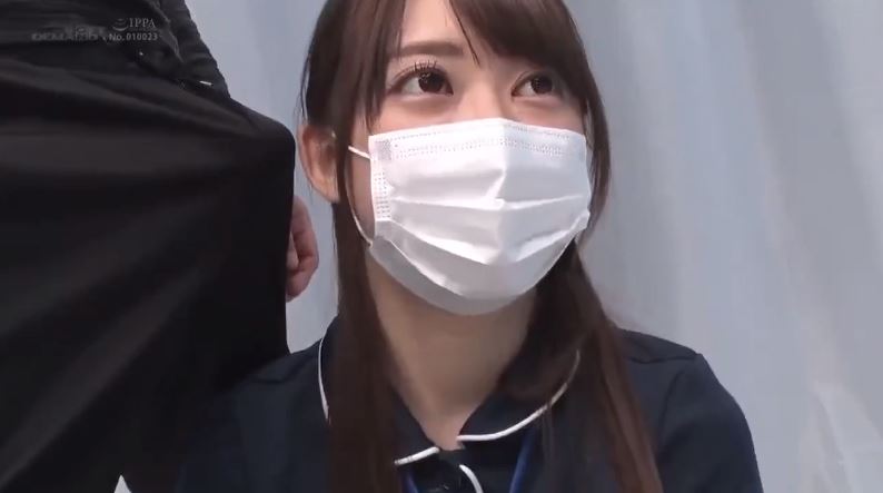 〚マジックミラー号〛　「射精のお手伝いですか？」おメメぱっちり看護師が勃起が治まらない絶倫チンポを解消